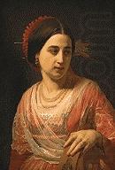 Johann Koler A Roman Woman china oil painting image